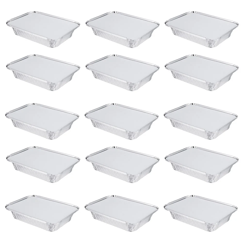 

Pans Aluminumdisposable Pan Bakinglids Traysair Sheet Fryer Cake Liner Drip Basket Roasting Containers Take Out Tin Serving Bbq