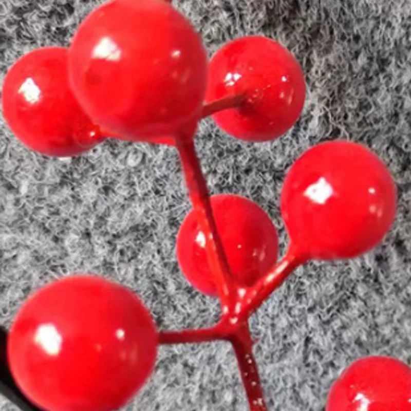 1 шт. Diy домашний декор искусственное растение красная ветка фруктов длинный