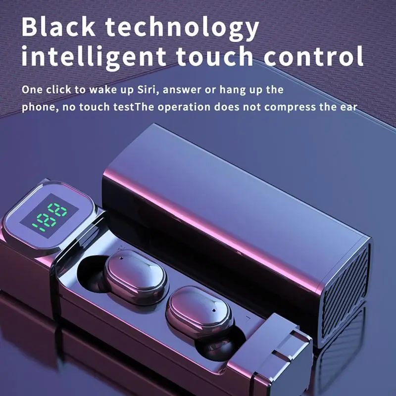 

Высокоточные наушники 9D с микрофоном, Bluetooth, игровые музыкальные наушники, портативные спортивные наушники TWS, Беспроводная Bluetooth-гарнитура