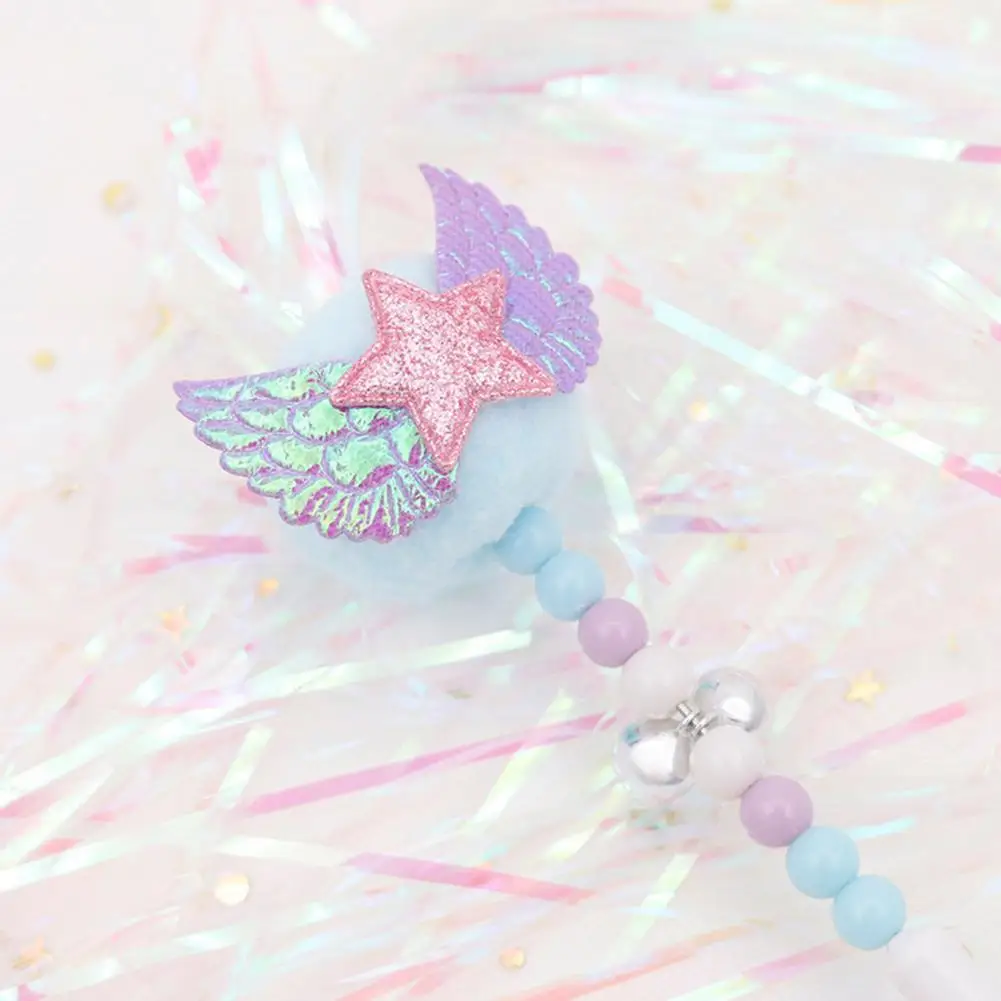 

Acrylic 40cm Attractive Training Exercise Cat Teaser Wand 3 Colors Cat Teaser Wand Tear-resistant Cats Supplies