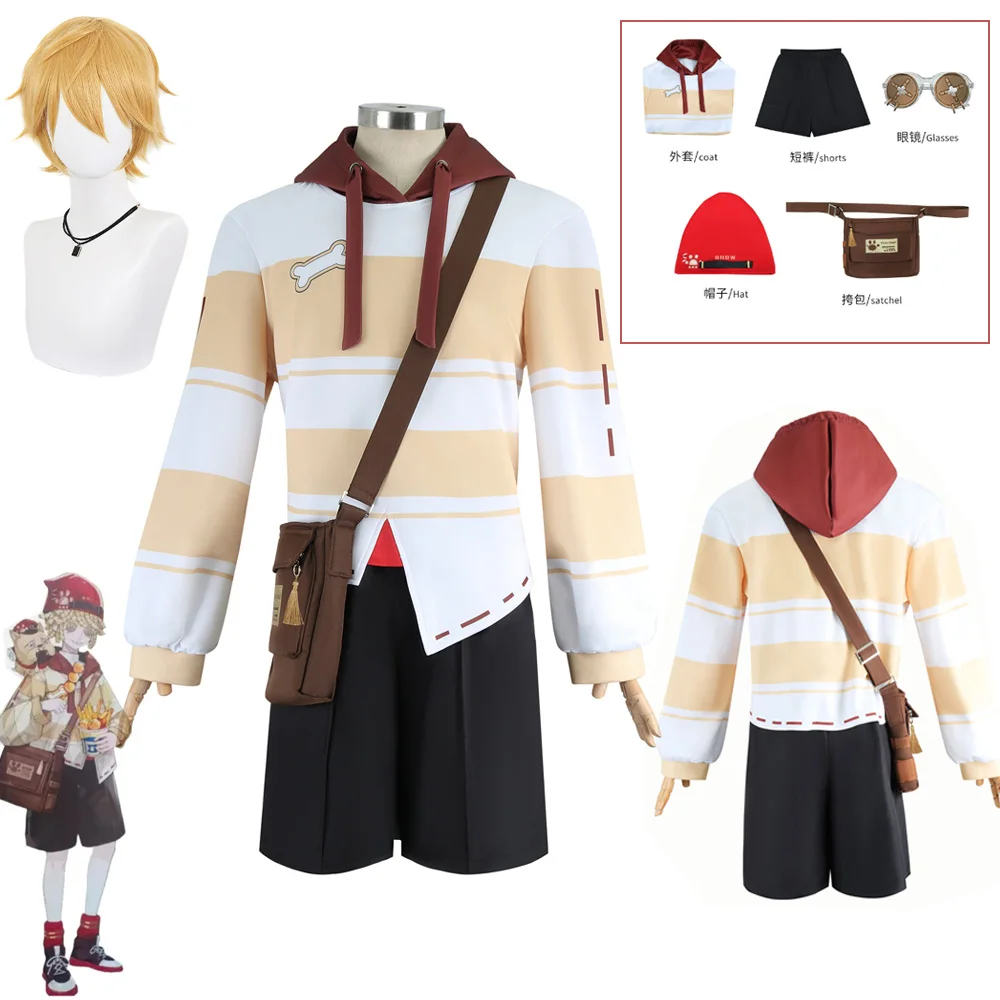 Игра Identity V Листоноша Виктор Гранц Косплей Костюм 6th Anniversary Skin Толстовка Пуловер