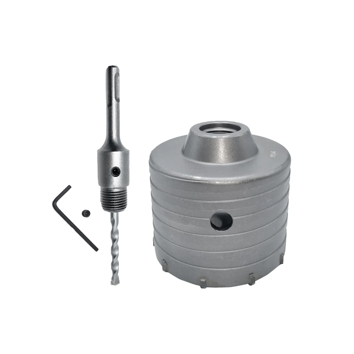 

1Set SDS PLUS Concrete Electric Hollow Core Drill Bit 100mm 110mm Cement Stone Wall Air Conditioner Alloy Blade