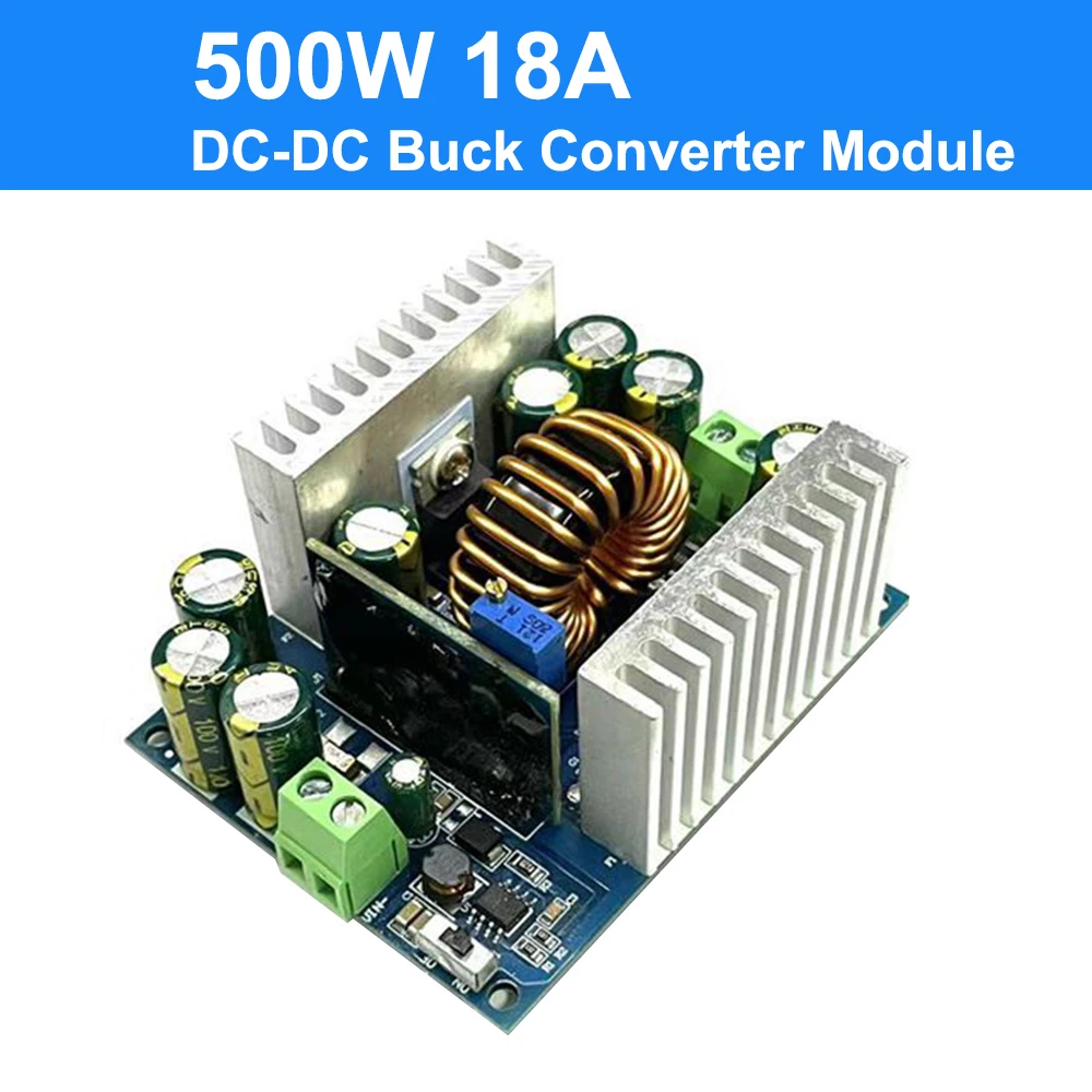 

500W DC-DC step-down constant voltage constant current adjustable power module DC12-95V to 1.5-90V high power 18A Buck Converter