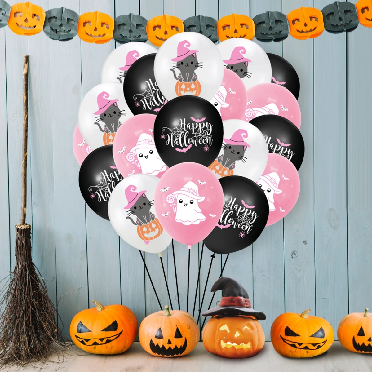 19 шт. букет в виде паука и летучей мыши на Хэллоуин