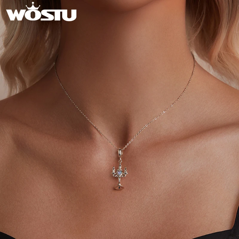 Женский браслет из серебра 925 пробы с кулоном в виде ангела