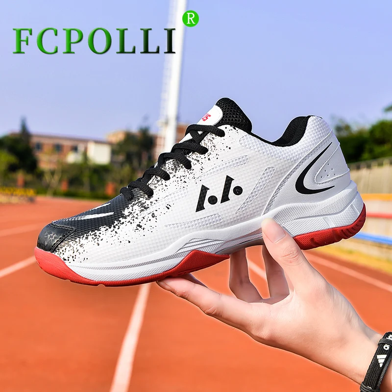 

New Arrival Badminton Shoes Mens And Womens Table Tennis Shoes Couples Indoor Court Shoe Big Size Men Women Badminton Sneakers