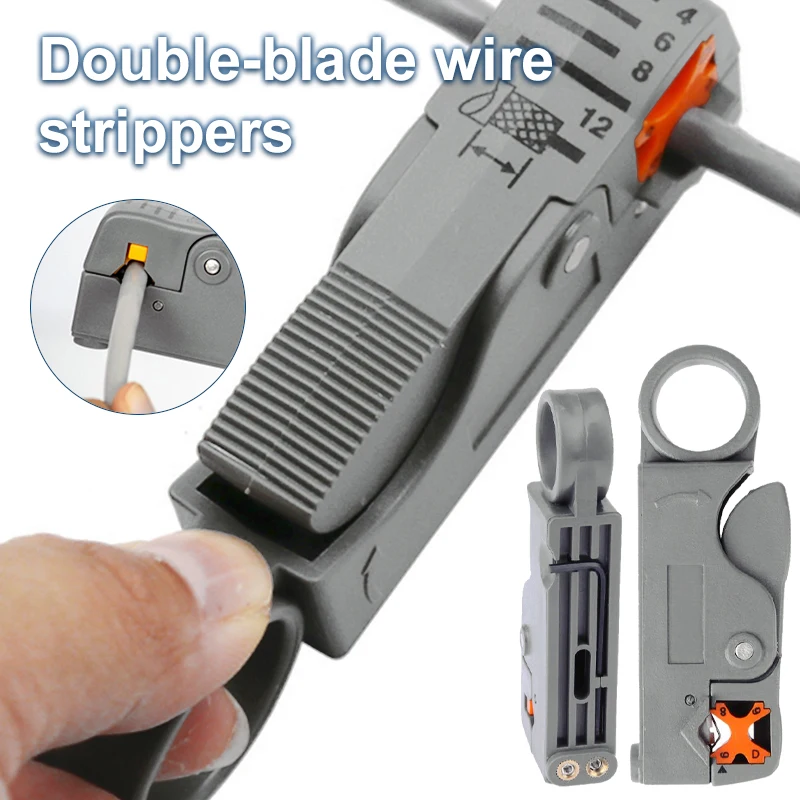 

Tools Striper Stripper Knife Mini Electric Coaxial Pocket Cutter Pliers Portable Wire Cable Pliers Multi-functional Stripping