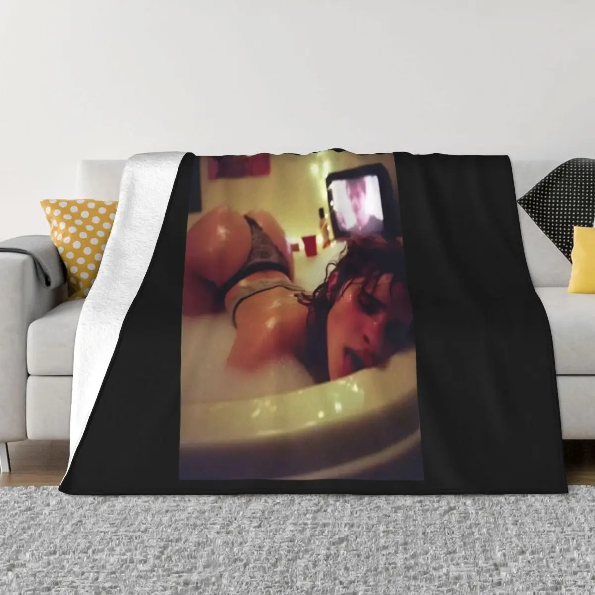Домашнее одеяло для душа с Эммой Ватсон парные одеяла и