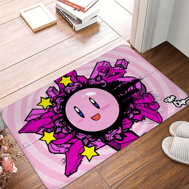 

Kirbys Door Mat Floor Mats Washable Non-slip Kitchen Rug Welcome Home Bedrooom Carpet Doormats Living Room Rugs Entrance Doormat
