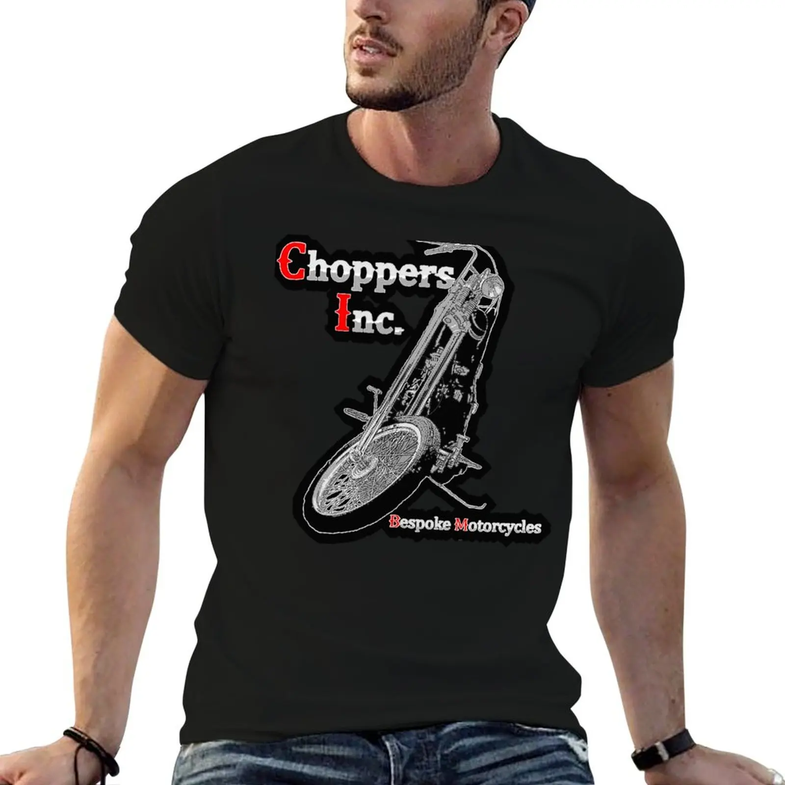 Choppers Inc. two футболка большого размера с рисунком винтажная одежда больших