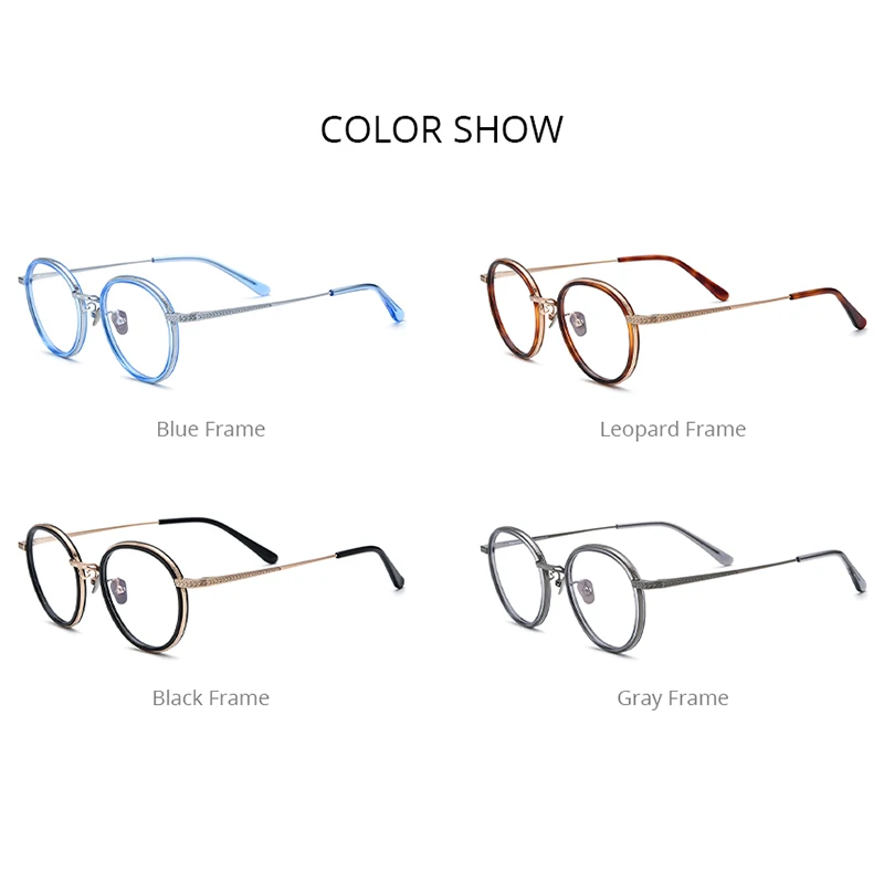 FONEX Оправа для очков Мужская/женская из ацетата в стиле ретро