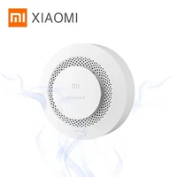 100 original xiaomi smoke detector fire smoke sensor alarm remote reminder fire protection product work with mijia app