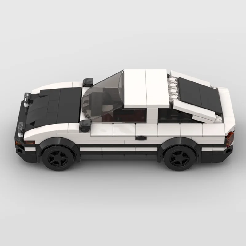 Фото 316 шт. MOC Toyota Sprinter Trueno City Champions Модель Строительные блоки Архитектурная игрушка DIY Рождественский подарок Креативный кирпич для детей №4
