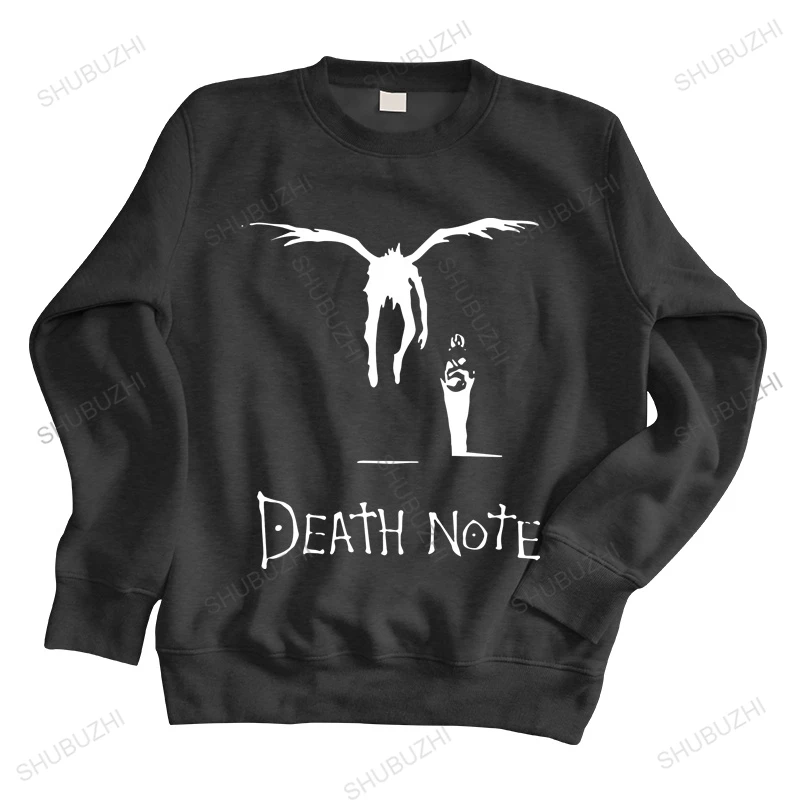 

Men streetwear sweatshirt Kira Ryuk Yagami Light Shinigami Japanese Anime Manga Death Note brand hoodie drop shipping