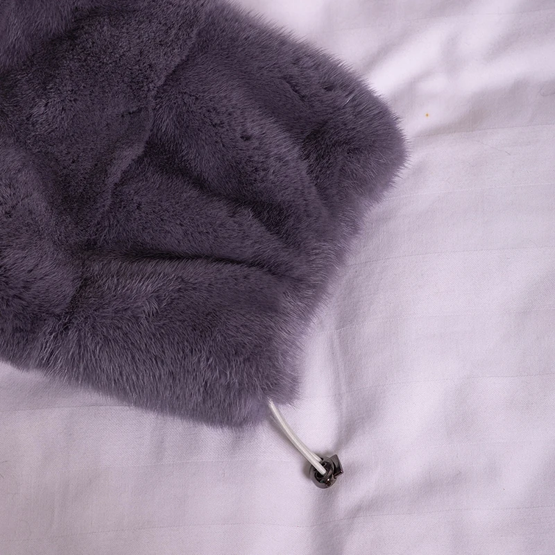 High quality new women's 100% real mink fur coat fashionable winter warm natural animal fur coat celebrity style mink coat light