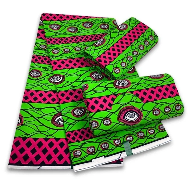 

2022 Ankara African 100% cotton Veritable ankara wax Prints Fabric tissu africa Wax High Quality Real Nigeria Wax Fabric 6 Yards