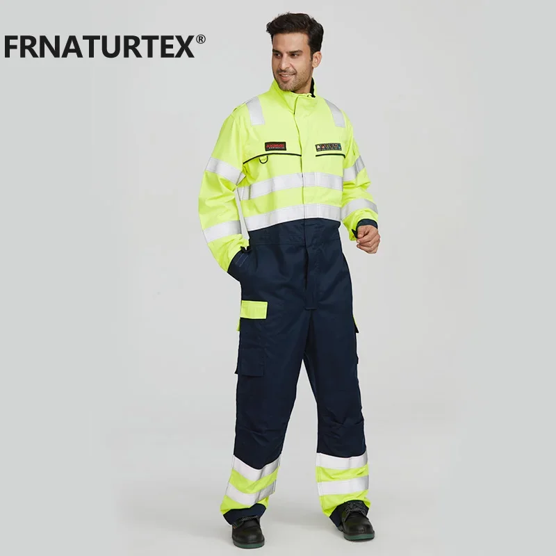 FRNATURTEX Hivis огнестойкий Рабочий костюм характерная одежда огнезащитная зимняя