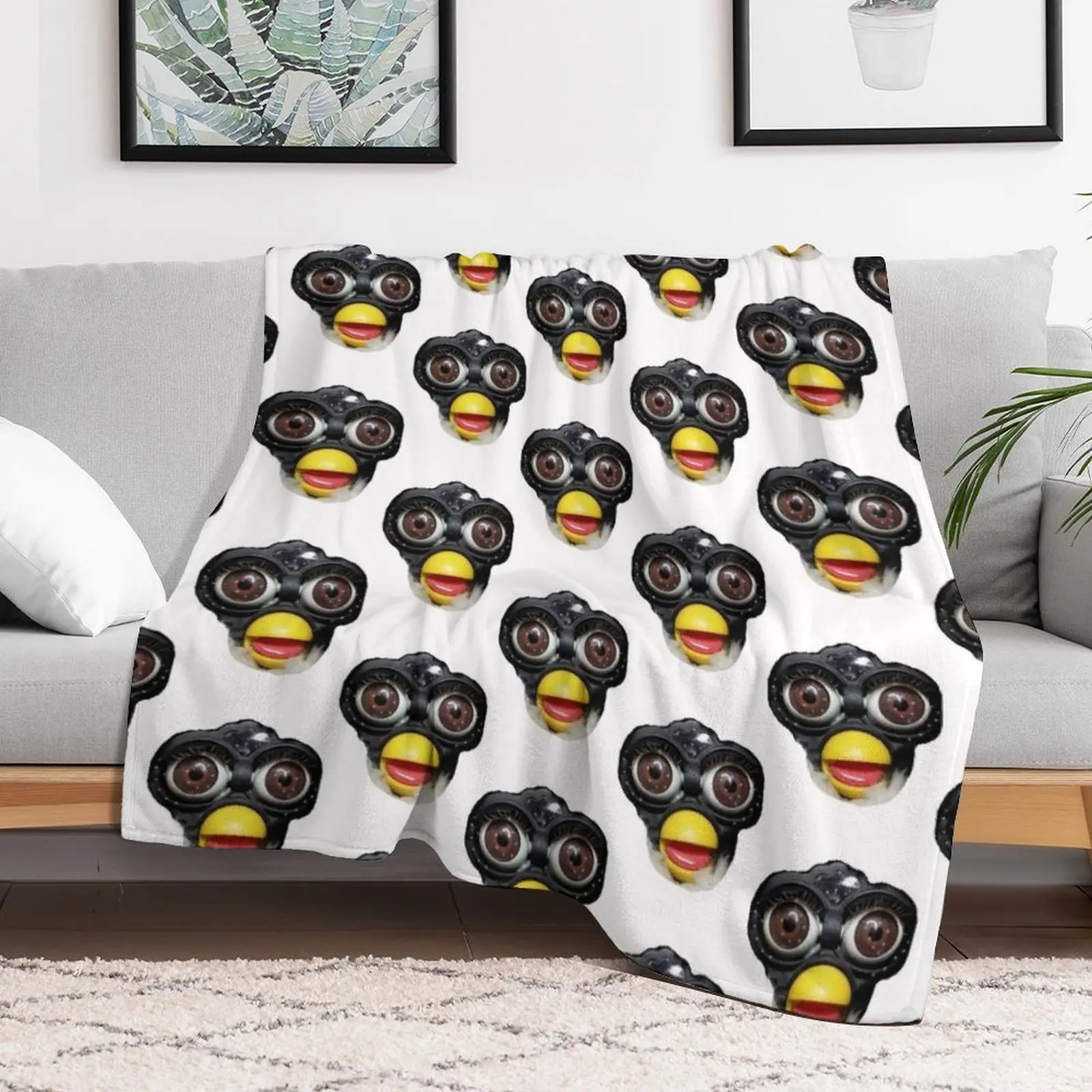 Одеяло Furby face Дизайнерские одеяла манга