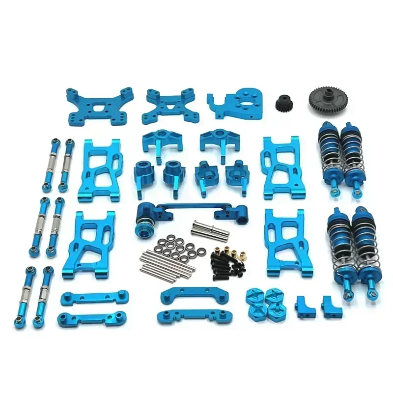 Фото Wltoys 144001 144010 124017 124019 124007 RIaarIo XDKJ-001 XDKJ-006 AM-X12 Набор металлических деталей для модернизации RC-автомобиля, аксессуары OP №4