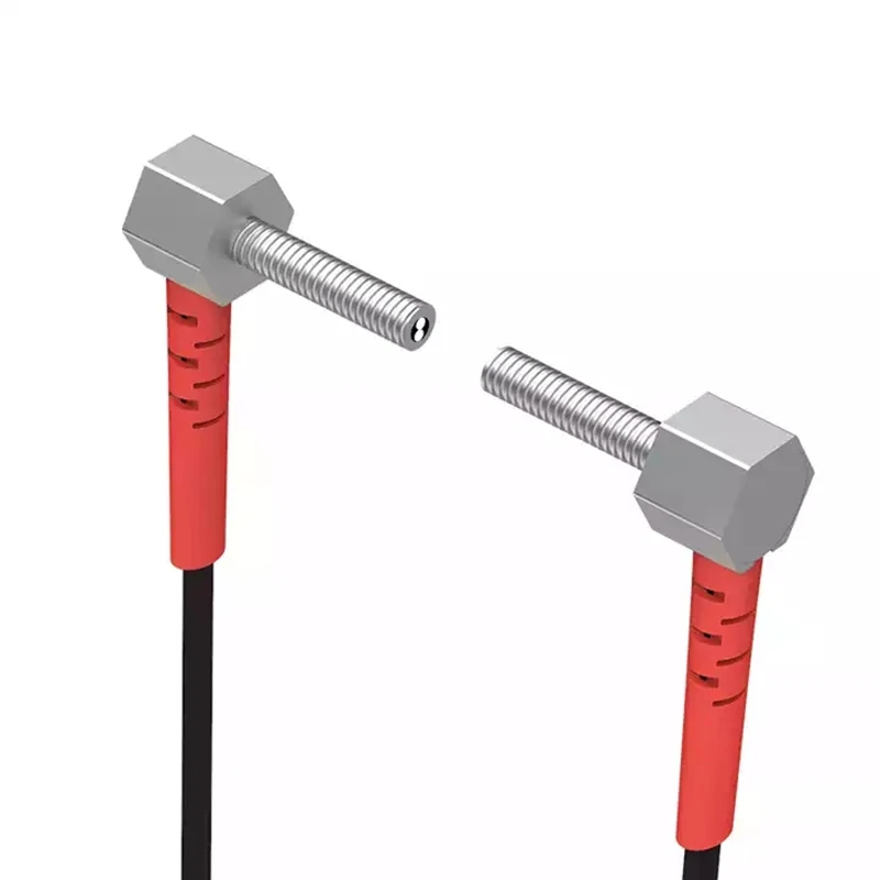 

M3 90 Degrees Right-angle Bend Fiber Optic Sensor Series Line Length 1m Can Be OEM Automatic Fiber Optic Proximity Sensor 24V