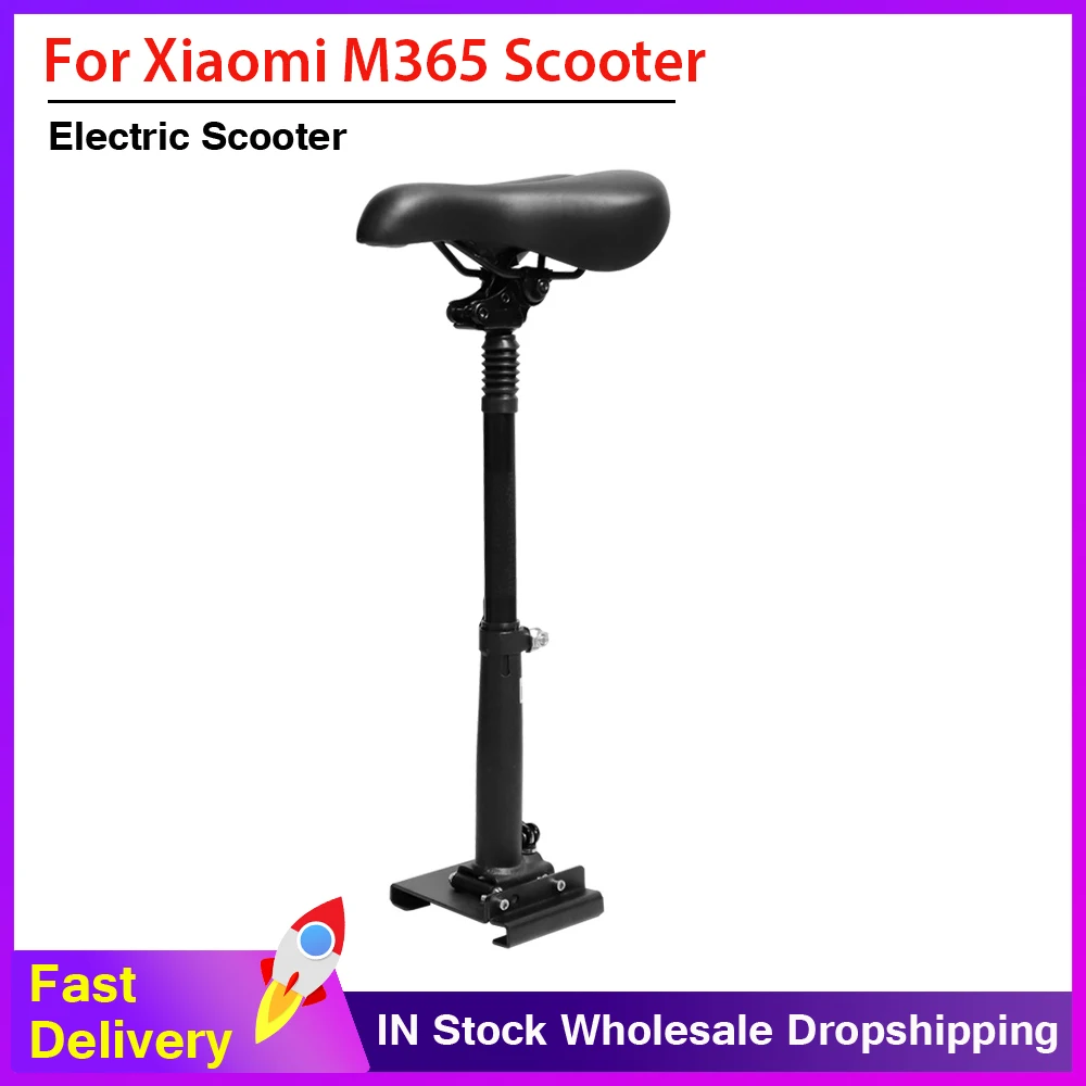 

Electric Scooter Adjustable Seat Saddle for Xiaomi M365 Kick Scooters Adjustable Comfortable and Shock Absorbing Seat Saddle