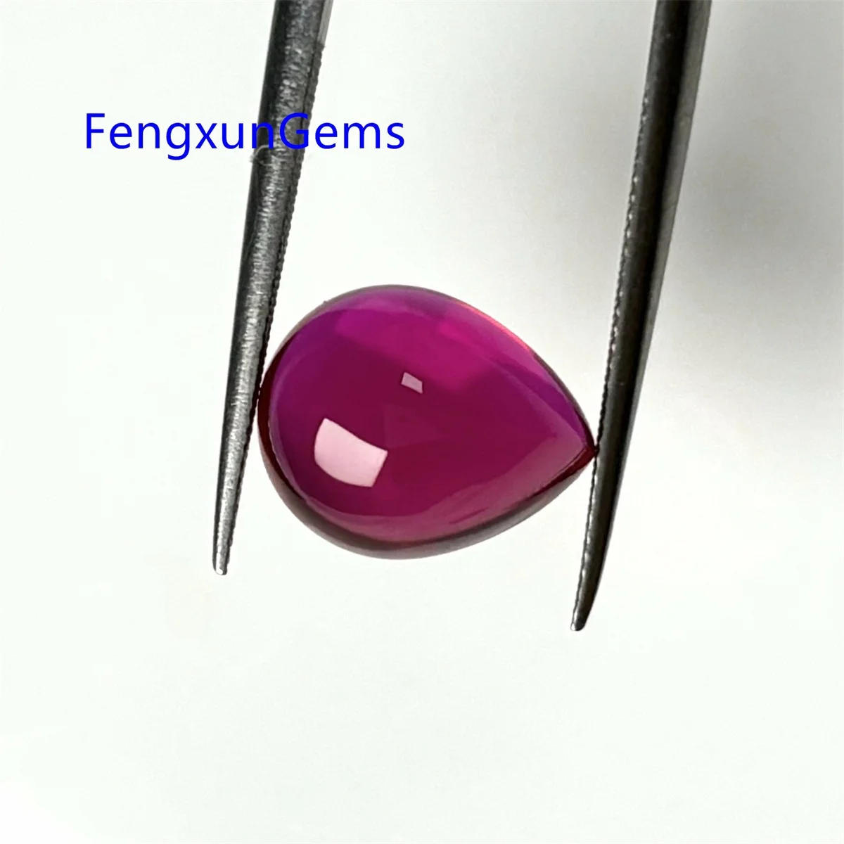 Горячее! !! Кроваво-красный корунд 3x5 ~ 18x25 мм 1/3/5 шт. Грушевидная форма Кабошон с