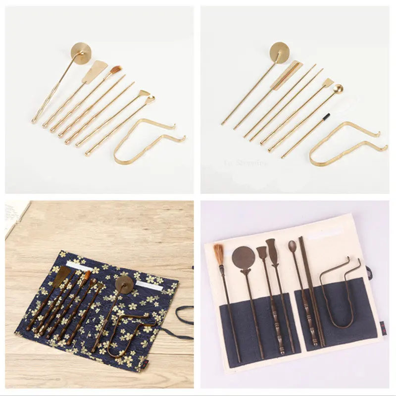 Набор благовоний Xiangdao из чистой меди набор семь предметов сделай сам для дома