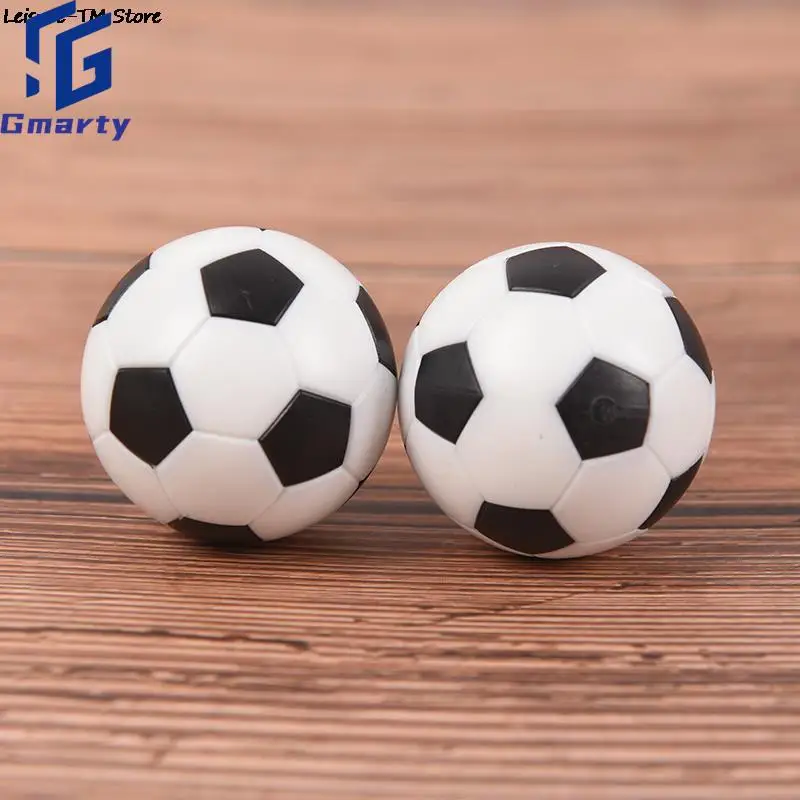 

Black And White Foosball Table Soccer Plastic Table Ball Baby Foot Fussball Spotrs Gifts