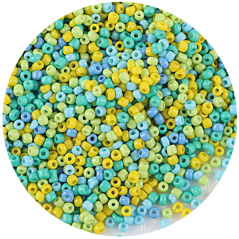 200-1000pcs 2/3/4mm Glass Seed Beads Round Spacer Charm Loose Beads for Jewelry Making Supplies DIY Earring Necklace Accessorpes