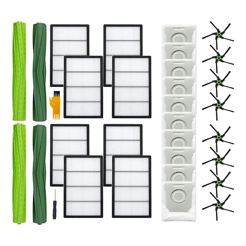 

Аксессуары подходят для Irobot Roomba S9(9150),S9 +(9550), Серия S, запасные части для ремонта, Набор Щеток