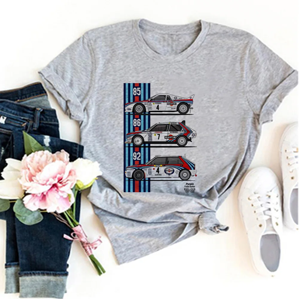 Женские футболки Wrc забавные Японские в стиле Харадзюку Женская японская