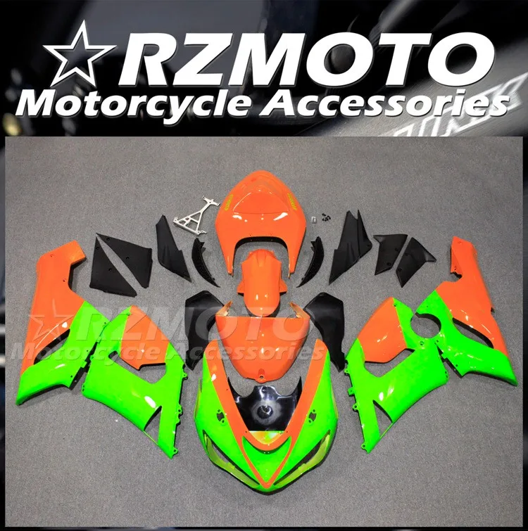 

Комплект обтекателей для мотоцикла и велосипеда, оранжевого и зеленого цвета