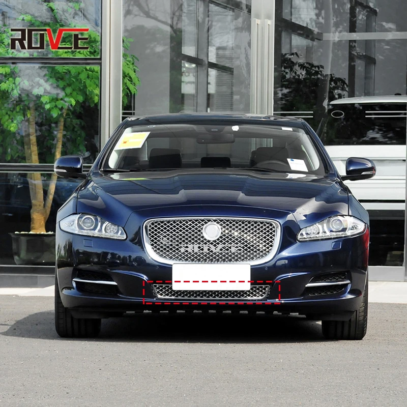 Передний бампер автомобиля ROVCE нижняя центральная решетка для Jaguar XJ 2010-2015 C2D3580