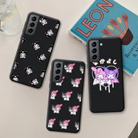 hello kitty my melody kuromi phone case for samsung galaxy s22 s21 ultra s20 fe s9 plus s10 5g lite 2020 silicone soft cover