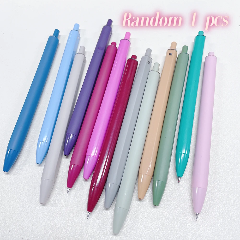 

Random 1 Pc 0.5mm Gel Pen Black Ink Gel Pen For Student School Supplies Stationery