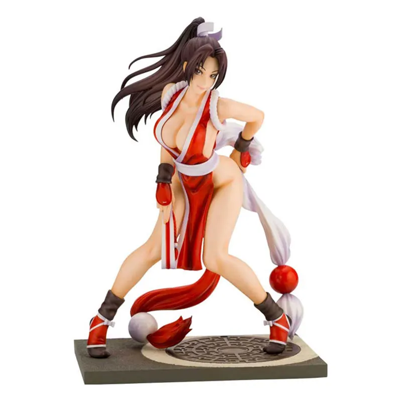 

In Stock Original Genuine SNK Lady KOTOBUKIYA Mai Shiranui 21cm Anime Japanese PVC Action Figure Model Toys