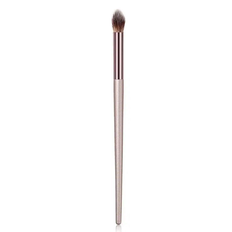 1pcs Makeup Brushes Champagne Gold Premium Synthetic Concealers Foundation Powder Eye Shadows brochas maquillaje | Красота и здоровье