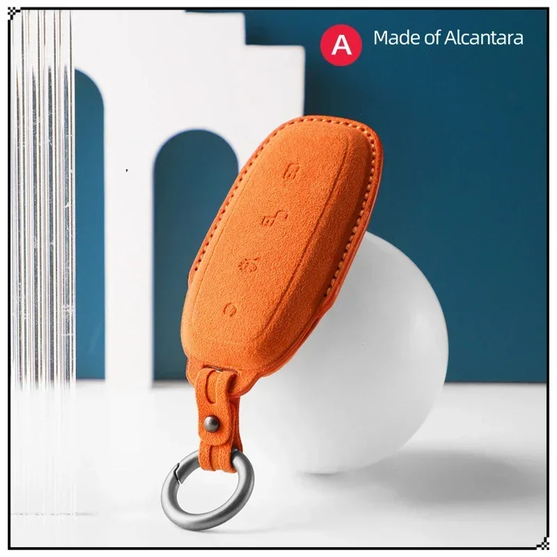 Для DENZA D9/N7 импортный Alcanlara флип-мех трехмерная сумка для ключей автомобильный