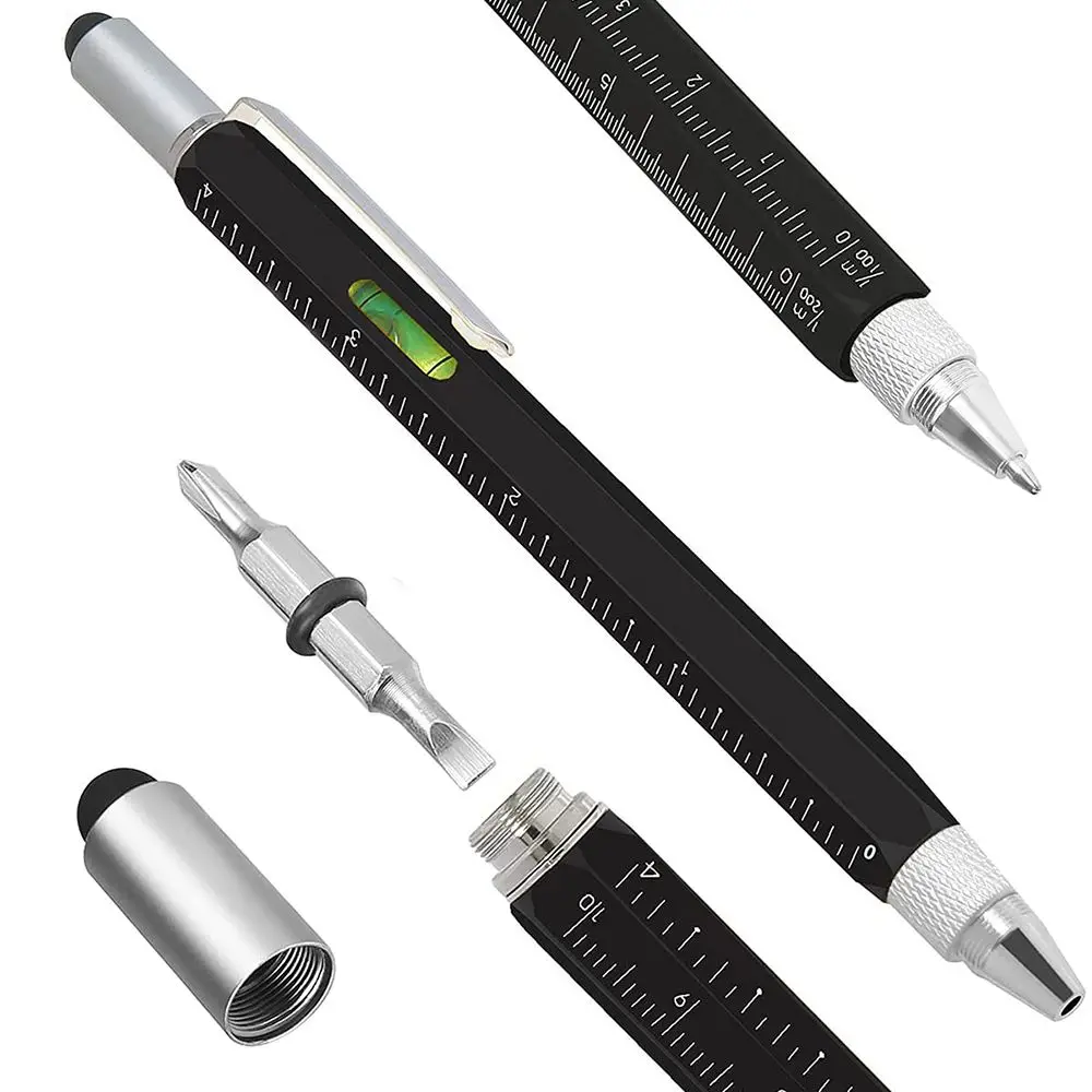 Construction Tools Spirit Level Screwdriver Ballpoint Pen Ruler Gadgets Multi-functional Capacitive
