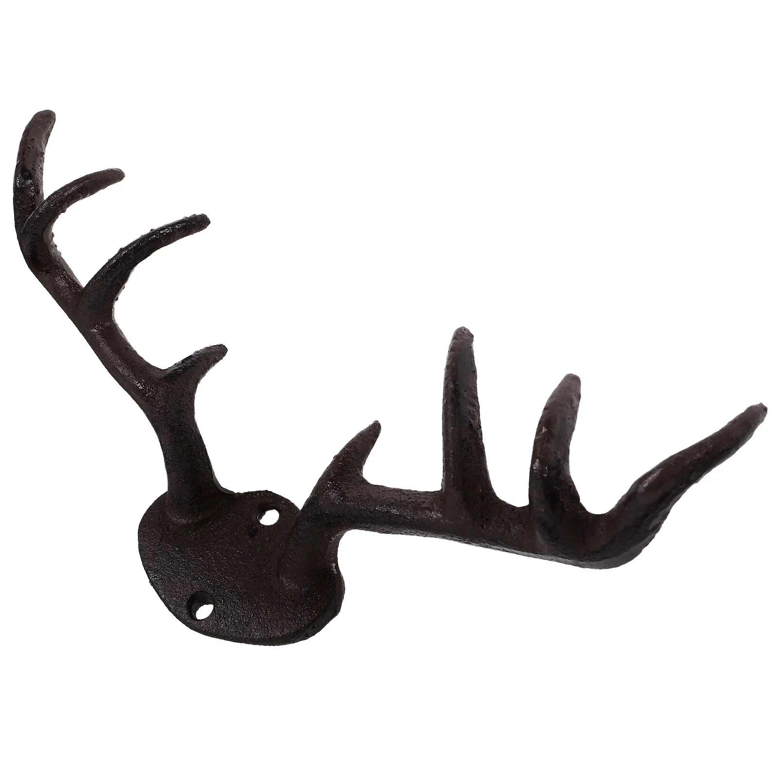 

Cast Iron Antler Hook Wall Mounted Design Towel Shelf Cloth Hangers Vintage Retro Antlers