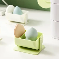 1pc makeup sponge puff holder tools organizer puffs shelf drying rack cosmetic woman colorful beauty make up storage tool