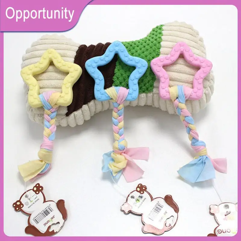

Interactive Teeth Cleaning Toy Tpr Knot Toys Bite Resistant For Small Meduim Chew Toys Pet Accessories Durable Dog Toy Anti-chew
