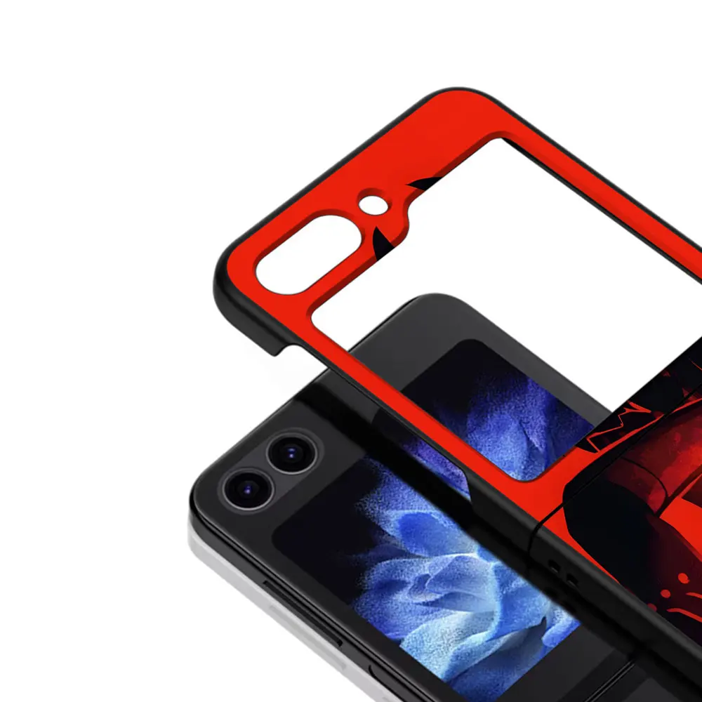 Alastor Hazbin Hotel AD чехол для Samsung Galaxy Z Flip5 мобильный телефон Bag Flip 5 Hard PC Cover Zflip5 черный