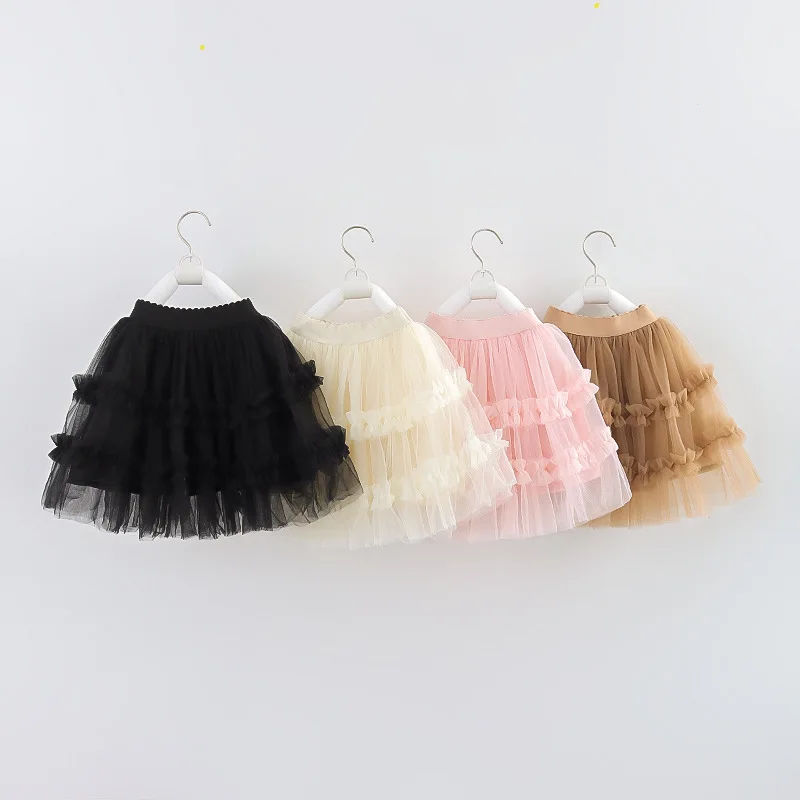 

Children's tutu Skirt for Girls Clothing Princess Kids Birthday Princess Show Dance Waist Skirt Half length skirt Gauze skirt