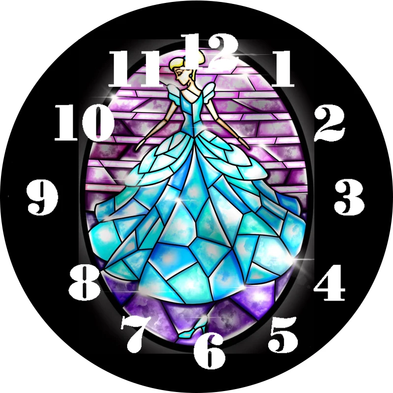 

Картины из мультфильмов со стандартным декором, бриллиантовая вышивка с часами, бриллиантовая фотография, часы для домашнего декора