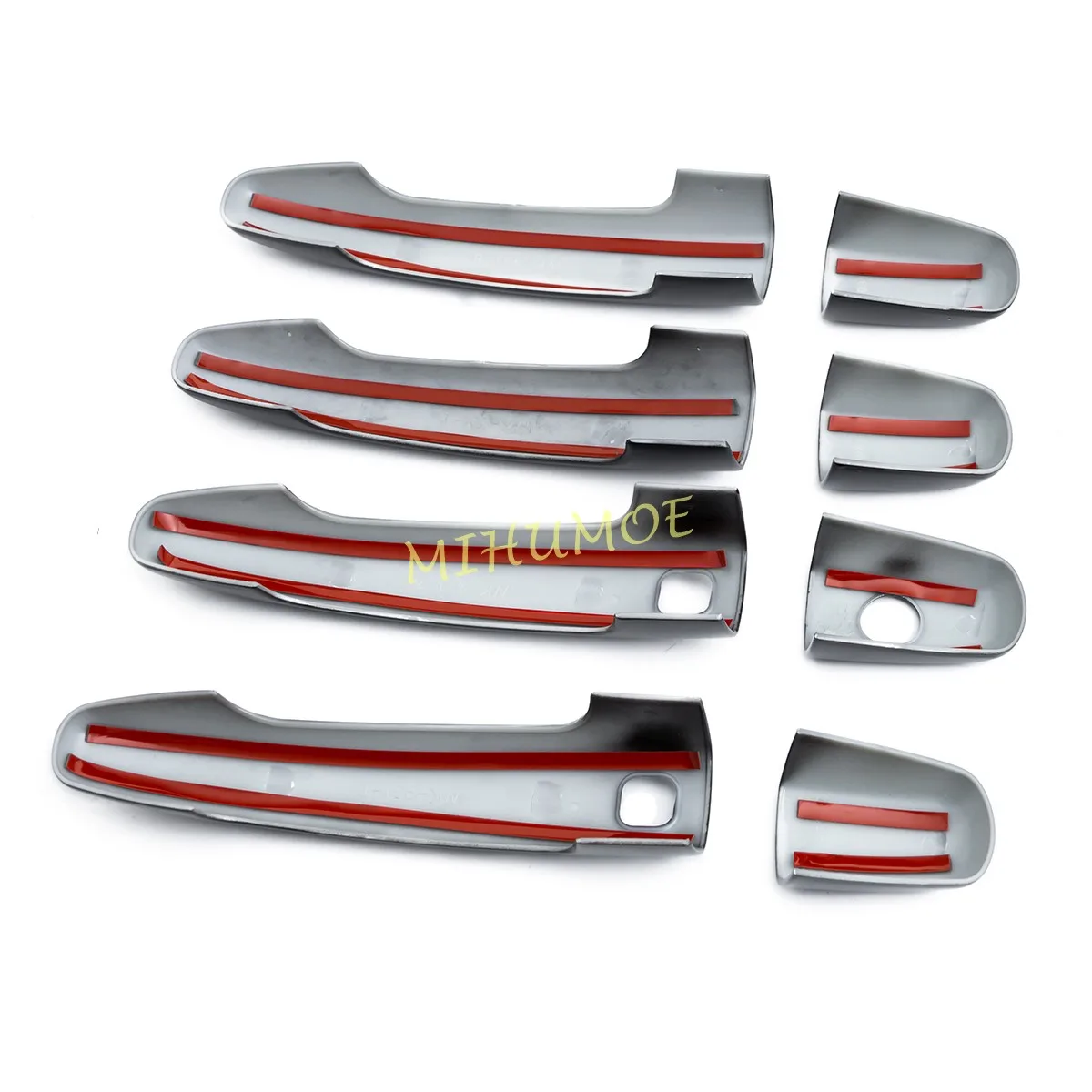 Для Suzuki Swift 2024-2025 глянцевая черная полоса дверной ручки накладка аксессуары