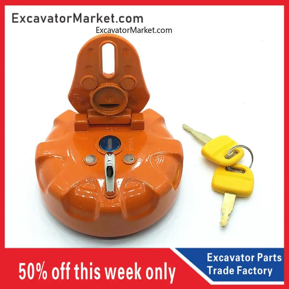 Крышка для топливного бака Hitachi крышка дизельного экскаватора с ключом высокое