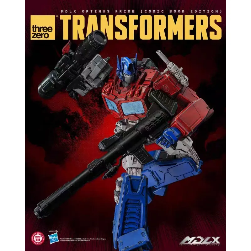 Фото Оригинальная фигурка Hasbro Threezero Transformers MDLX OPTIMUS PRIME (издание по комиксам) — коллекционная модель-украшение №4