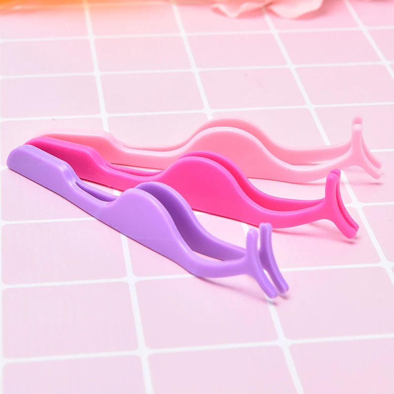 Пластиковые пинцеты для наращивания ресниц вспомогательные зажимы инструменты