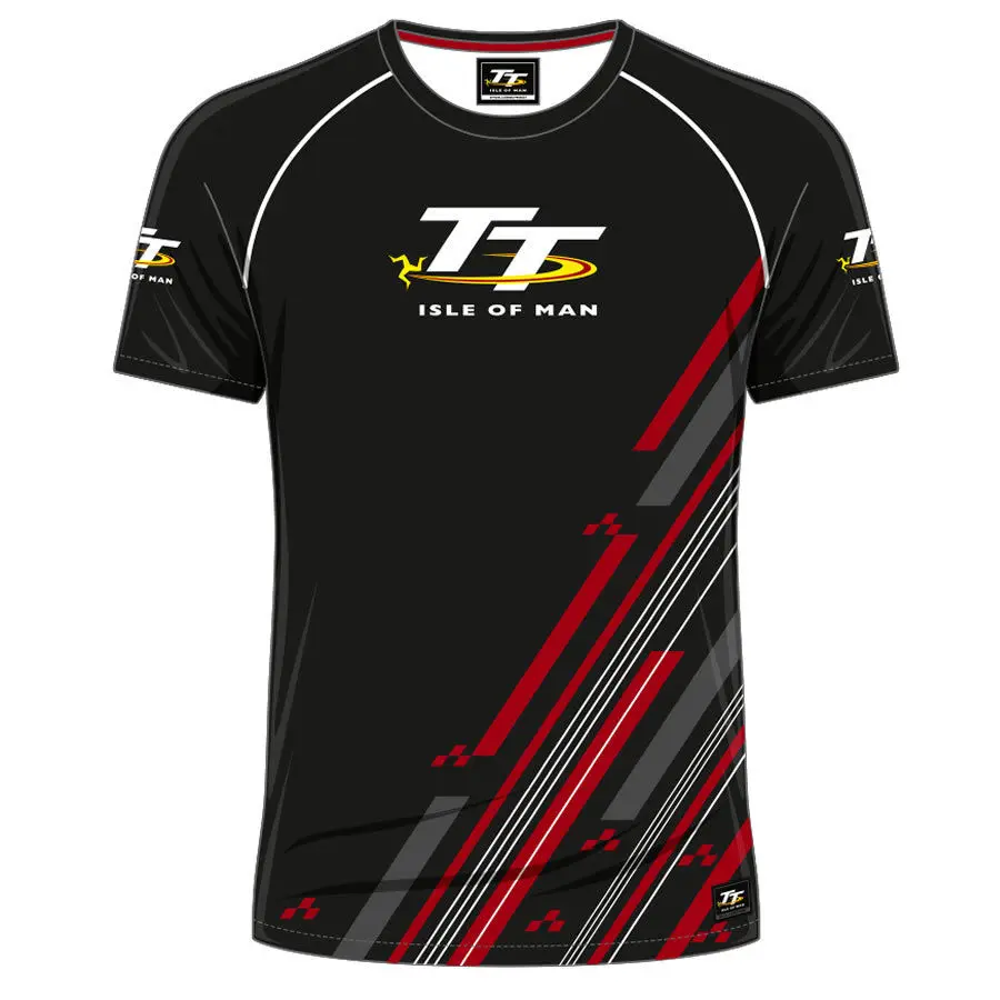 

3DTT printed T-shirt motorcycle rider clothing summer men's outdoor leisure short-sleeved mesh comfortable and breathable sports